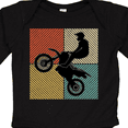 thumbnail image 4 of Inktastic Motocross BMX Dirt Biking Boys or Girls Long Sleeve Baby Bodysuit, 4 of 5