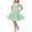 Green-01, variant on Ugoldhm Girls Off-the-Shoulder Formal Dress with Pockets - Spaghetti Strap A-Line Party Gown (6-14 Years)