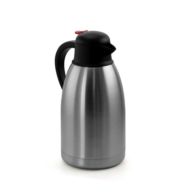 MegaChef 2L Stainless Steel Thermal Beverage Carafe for Coffee and Tea