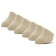 thumbnail image 1 of Peds Chaussettes Invisibles à Bout Mule pour Femmes, 6 Paires, Nude, Pointure de Chaussure : 5-10, 1 of 4