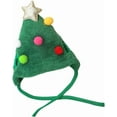 thumbnail image 3 of Reindeer Christmas Tree Headwear Hat for Pet Decorations Reindeer Star Pompoms Christmas Dog Headwear Photo Props, 3 of 14