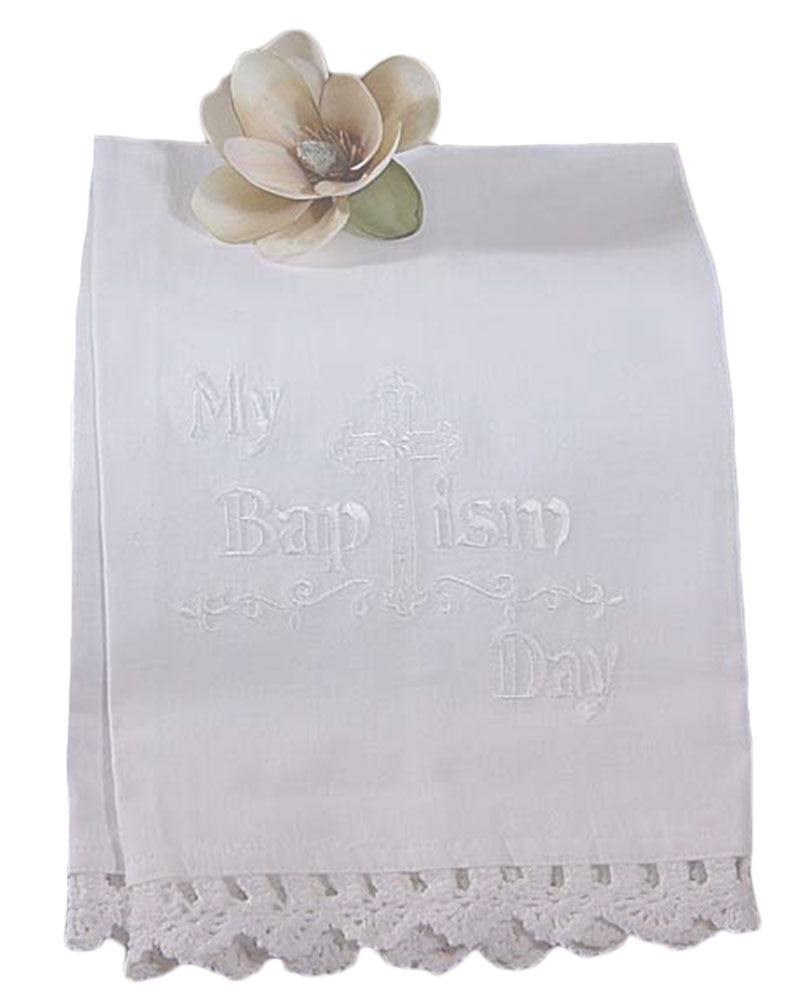 Baby sales baptism towel