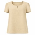 thumbnail image 1 of Blusa George para Mujer, Manga Corta Arena Talla Eeg, 1 of 4