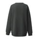 thumbnail image 3 of Gibobby Sudadera oversize mujer Sudaderas de Halloween para mujer playera casual de manga larga(Gris oscuro,M), 3 of 4
