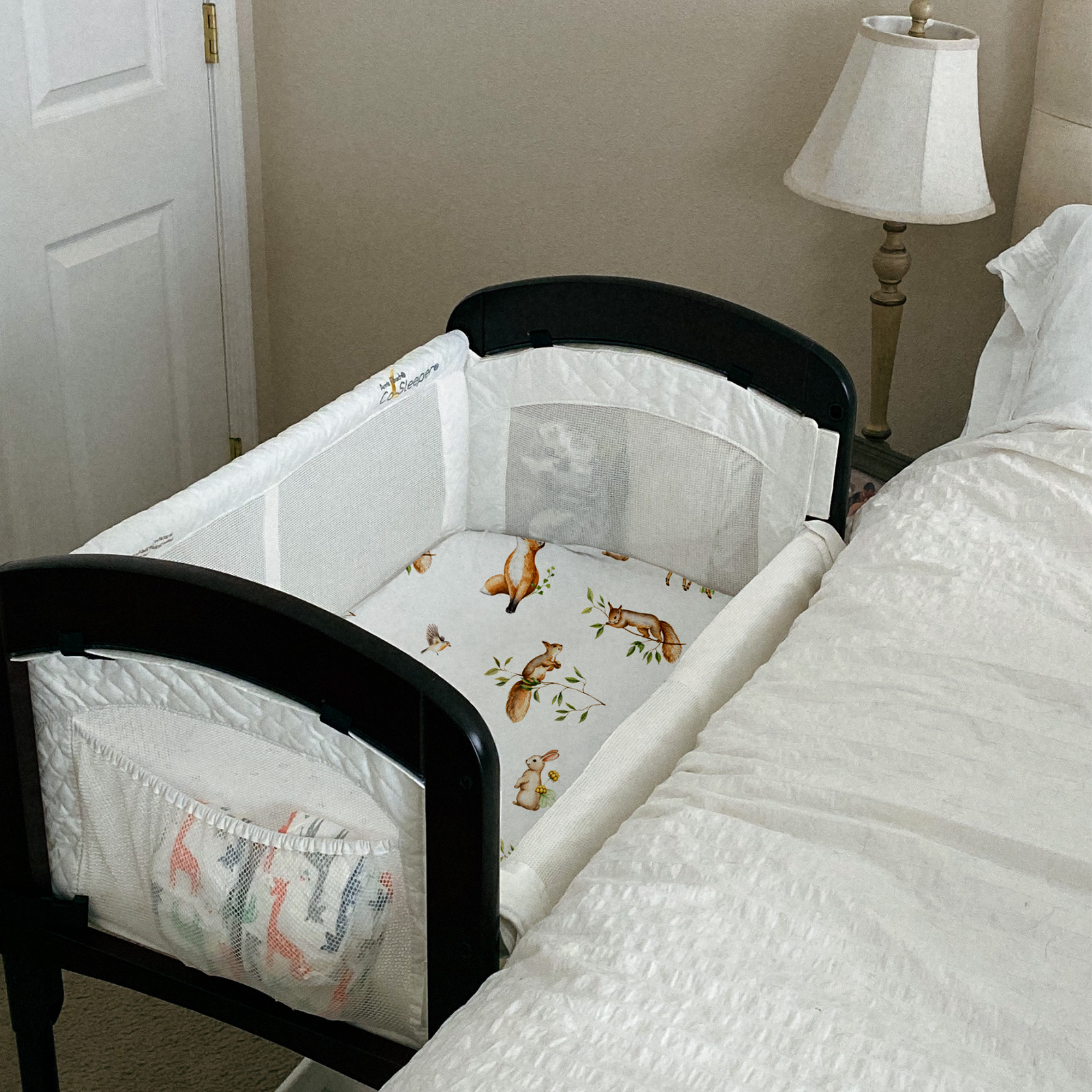Gllquen Baby Bassinet Fitted Sheets 4-Pack, Elk photo 5
