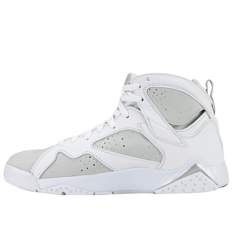 Mens Air Jordan 7 VII Retro Pure Money White Metallic Silver