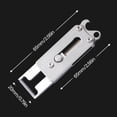 thumbnail image 3 of Alloy Peeler with Bottle Opener Kitchen Peeling Tool Metal Texture Suitable for Keychains and Outdoor Adventure, 3 of 4
