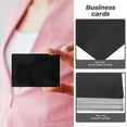 thumbnail image 3 of SKISUNO 50Pack Black Metal Business Cards with Engraving Capability, 3 of 7