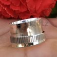 thumbnail image 7 of 925 Sterling Silver Band Ring, Handmade Spinner Band Ring, Healing Silver Ring, Worried Ring, Mediation Ring, Jewelry For Women's Gift, 7 of 7