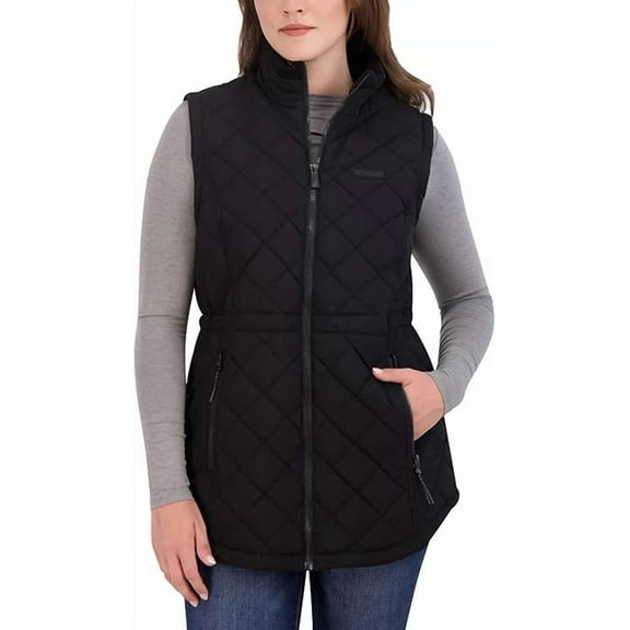 Nautica Women's Quilted Puffer Vest Black  Small
