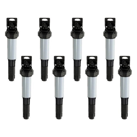 Ignition Coil Kit - 8-Piece - Compatible with 2004 - 2005 BMW 645Ci