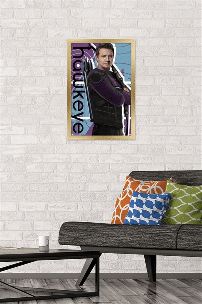 Marvel Hawkeye - Hawkeye Wall Poster, 14.725" x 22.375", Framed
