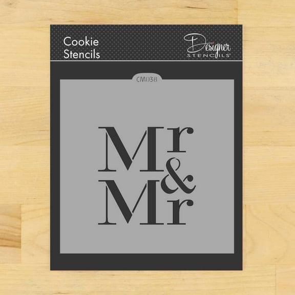 Mr & Mr Cookie and Craft Stencil by Designer Stencils