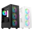 thumbnail image 2 of Black ATX mid-tower computer case., 2 of 6