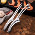 thumbnail image 2 of 2pcs Stainless Steel Kitchen And Culinary Cooking Tweezers Set,long Stainless Steel Grill Tweezers, 2 of 3