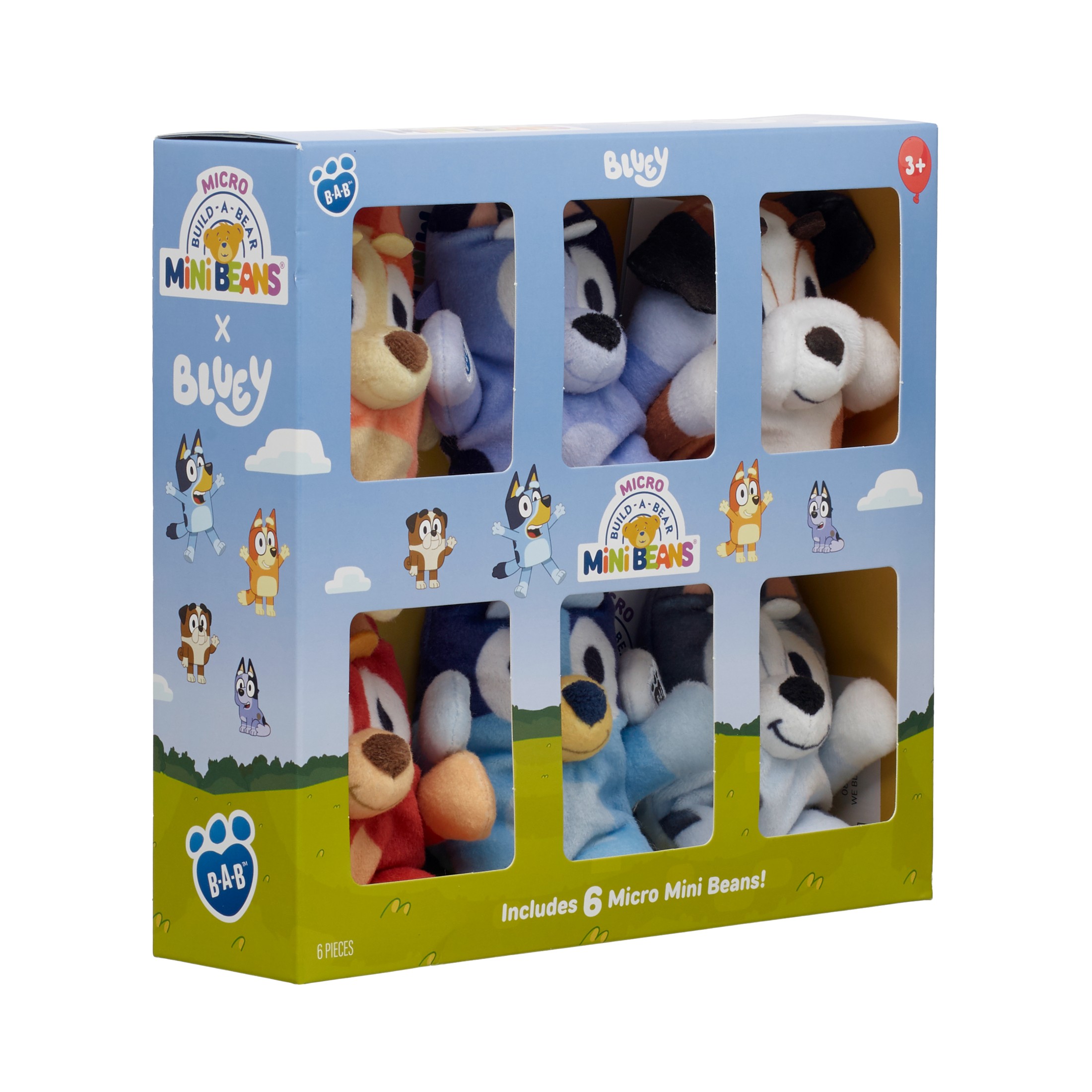 Build-A-Bear Micro Mini Beans Bluey Collection 6-Pack photo 2