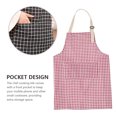 thumbnail image 3 of Advancent Delantal de cocina Unisex, babero de cocina de lino, asador al aire libre, artistas, pintores, lavable, restaurante, utensilios para Type2 NO2, 3 of 6