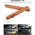 thumbnail image 2 of Leather Car Seat Gap Filler Universal for Car Truck SUV to Block The Gap Between Seat and Console Stop Things from Dropping 2 Sets Black, 2 of 14