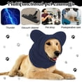 thumbnail image 5 of Winter Dog Hat Fleece Pullover | Adjustable Warm Pet Hat for Small & Medium Dogs | Soft Polyester, Solid Black/Red/Blue | Cozy Outdoor Protection, Lightweight, Durable, Cute Embroidery, 5 of 8