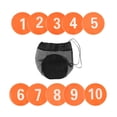thumbnail image 4 of GARENDE 10x Numbered Floor Spoting Markers for Court Floor Indoor Outdoor Basketball Orange, 4 of 9