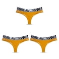 thumbnail image 3 of Minnieouse Tanga femenina malla sin costuras cintura baja ropa interior transpirable Tanga atlético Yoga calzoncillos lencería amarillo XL Type1 NO1 Minnieouse CBP177944, 3 of 6
