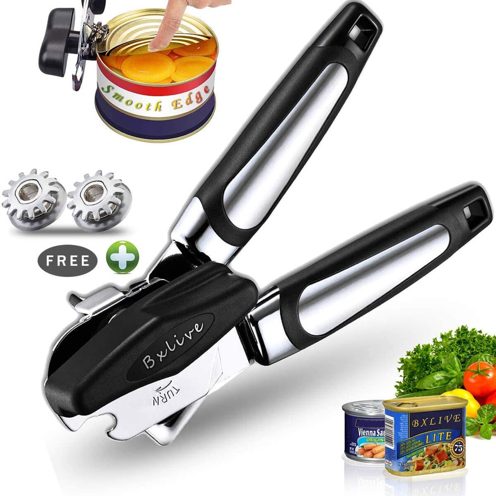 Can Opener Handheld, Manual Can Opener Handheld Smooth Edge, Can Opener