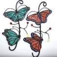 thumbnail image 7 of Sacredtree Luckycyc Stain Tinted Metal Butterfly Window Hangings Charm, Metal Monarch Butterfly Delicate Window Decoration Craft, 7 of 7