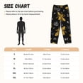 thumbnail image 3 of Balery Hohey Bee Golden Embroidery Pantalones de pijama para mujer, pijamas ultraligeros, pantalones de estar por casa-Medium, 3 of 6