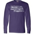 thumbnail image 3 of Inktastic Nebraska Word Salad- state outline Long Sleeve T-Shirt, 3 of 5