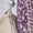 Lilac Purple, variant on Lilac Purple Floral Print Long Dress With Square Neck Puff Sleeve And High Slit Hem