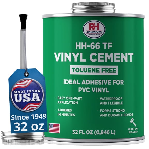 HH-66 Toluene Free Vinyl Cement, 32 oz. can - RH Adhesives