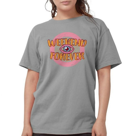 CafePress - Retro 80S Weekend Forever T Shirt - Womens Comfort Colors® Shirt
