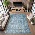 thumbnail image 7 of Addison Rugs Mayfield Premium Machine Washable Transitional Global Denim Rectangle Rug, 8' x 10', 7 of 7