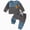 fall winter outfits-Grey, variant on TOWED22 Baby Boy Fall Clothes Color Block Crewneck Sweatshirt Top Elastic Pants Set Infant Toddler Winter Outfits(Blazer,2-3 Y)