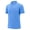 Blue, variant on Dianli Workwear Casual Men's Solid Color Button-Up Turn-Down Collar Short Sleeve Shirt Easy-Care Breathable Lightweight Casual Office Streetwear Everyday Summer