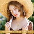 thumbnail image 4 of Collar Meeshi Sunflower You Are My Sunshine S925 de plata, 4 of 6