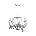 thumbnail image 2 of Fruit Basket with Banana Holder Tree Hook, Banana Holder & Open Wire Fruit Bowl Black, 2 of 10