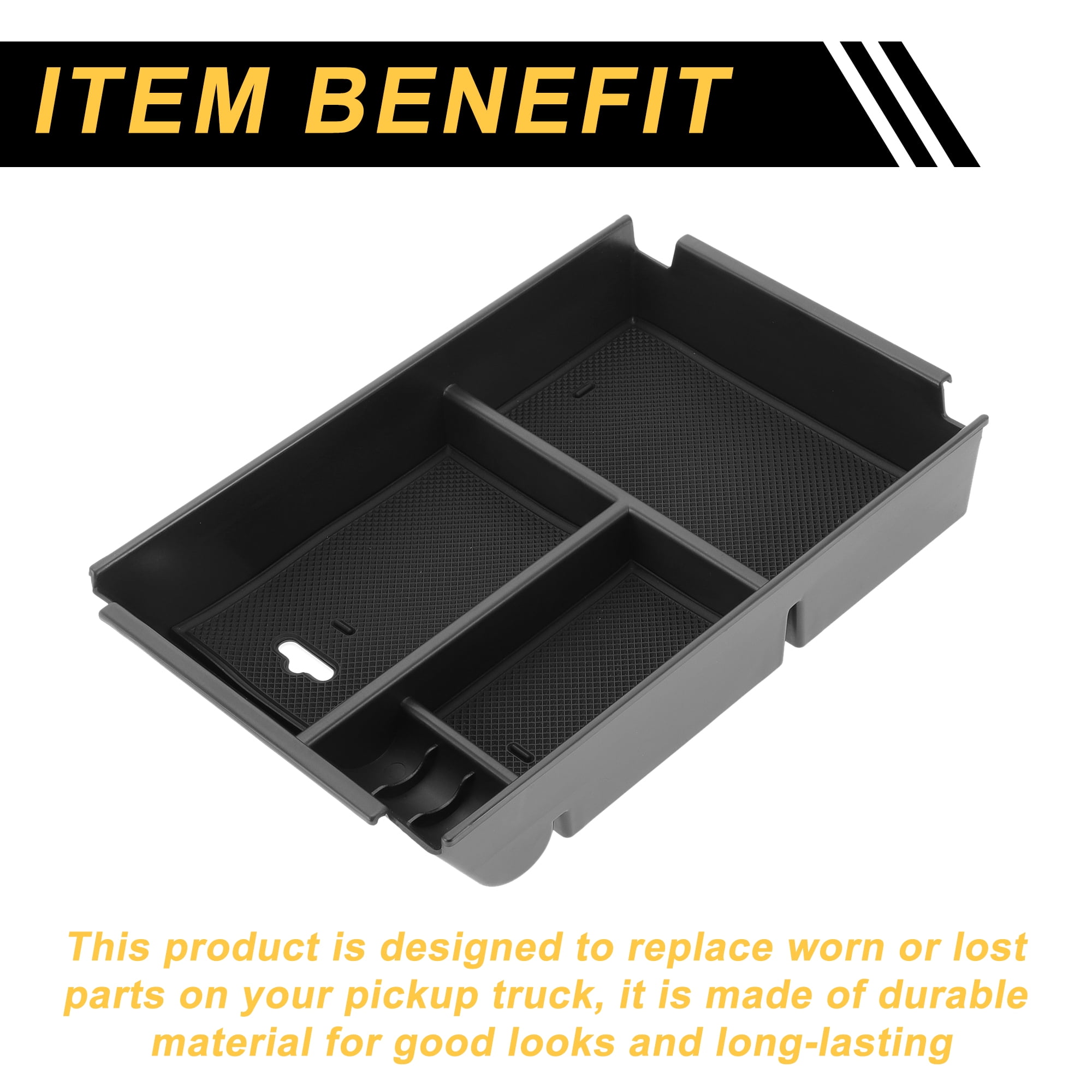 Unique Bargains Center Console Armrest Organizer Tray for Ford F-150 2011-2014