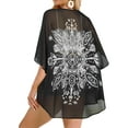 thumbnail image 4 of UVN Blouses for Women Print Kimono Plus Size Clothes Summer Casual Swimsuits Coverup Tops, 4 of 6