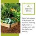 Cedar Raised Garden Bed Weather Resistant Outdoor Square Planter Box