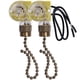 thumbnail image 1 of Interruptor de Luz de Ventilador de Techo ZE-109 Interruptor de Luz de Dos Cables con Cables de TraccióN para Ventiladores de Techo LáMparas 2 Piezas Bronce, 1 of 6