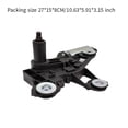thumbnail image 3 of Accesorio de motor de limpiaparabrisas 1141045 Piezas de repuesto resistentes compatibles en color negro para Fiesta MK5 MK6 Fiesta MK5 MK6 Van, 3 of 8