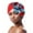 A-Red350, variant on Hats Womens Color Block Printed Cross Twist Pleated Multiple Color Lightweight Cap Vacation Outdoor Activities Headwear