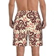 thumbnail image 3 of Kdxio Snake Pattern Mens Casual Shorts - Drawstring Summer Beach Sports Shorts for Men, 3 of 9
