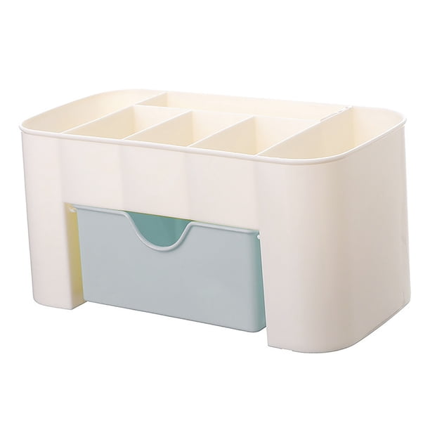 Organizador de Escrito Con Cajones, Organizador de Maquillaje, Organizador de Cajones de Plástico, Organizador Estacionario, Portalápices para Almacenamiento de Esprititorio,