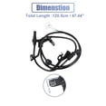 thumbnail image 3 of Unique Bargains 1 Pair Front Left Right ABS Sensor No.89542-52030/89542-52050/89543-52030 for Toyota Yaris 2007-2011, 3 of 6