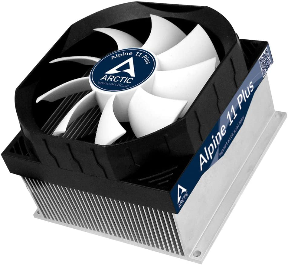 92mm PWM Fan at 23dBA ARCTIC Alpine 11 Plus CPU Cooler Supports Multiple Sockets Intel