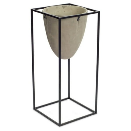 UPC 746427703994 product image for Melrose International Oval Cement Planter with Stand | upcitemdb.com