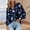 Multicolor, variant on Endives Women's Button Down Shirt V Neck Floral Printed Long Sleeved Shirt Casual Blouse for Women Trendy Ladies Blouse Shirt Business Work Shirt SB1 S