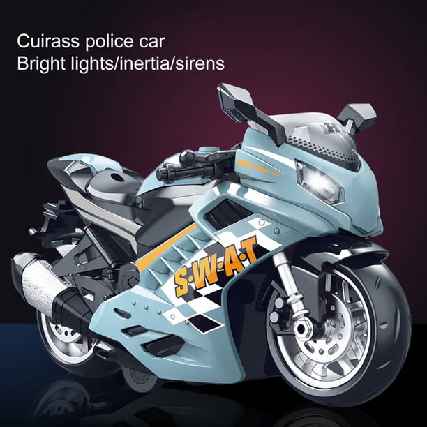 VGEBY Jouet de modèle de moto Modèle de Moto Jouet Interactif à Inertie VGEBY Jouet de modèle de moto Modèle de Moto Jouet Interactif à Inertie